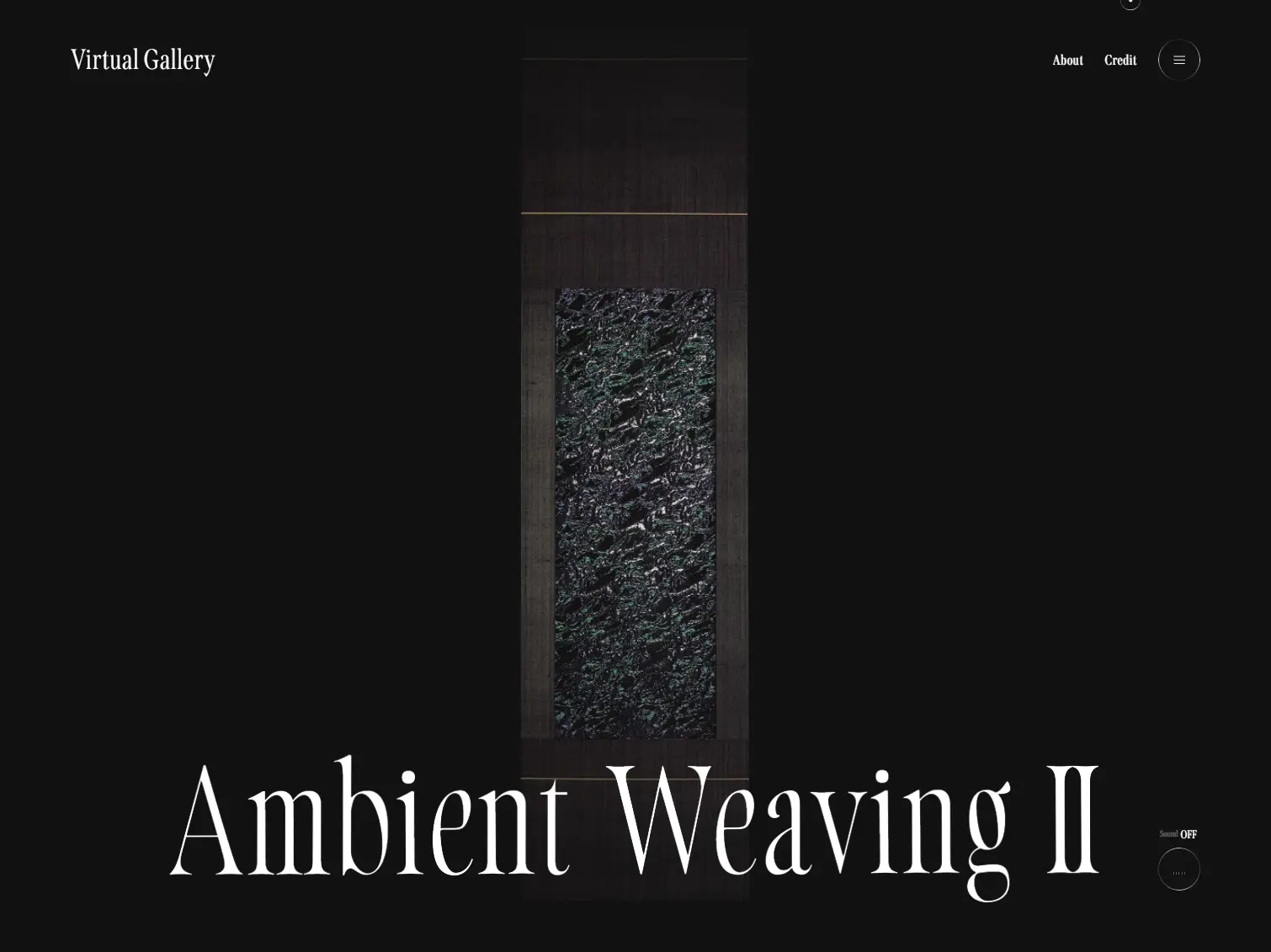 Ambient Weaving Ⅱ Virtual Gallery