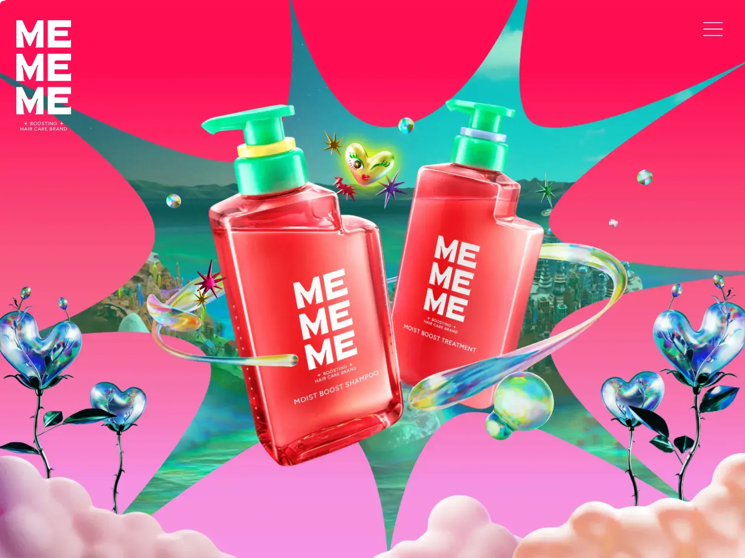【公式】MEMEME [ミーミーミー] | 髪も気分も弾むブーストケア体験を
