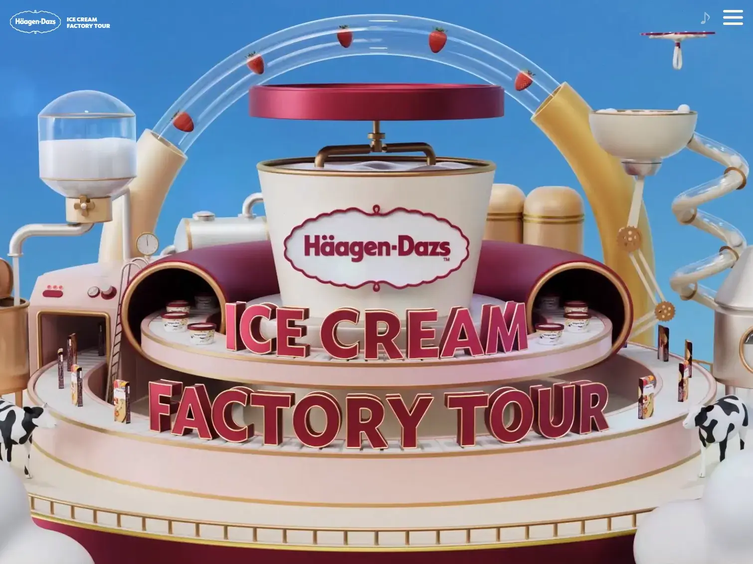 ICE CREAM FACTORY TOUR アイスクリーム工場見学|ハーゲンダッツ Häagen-Dazs