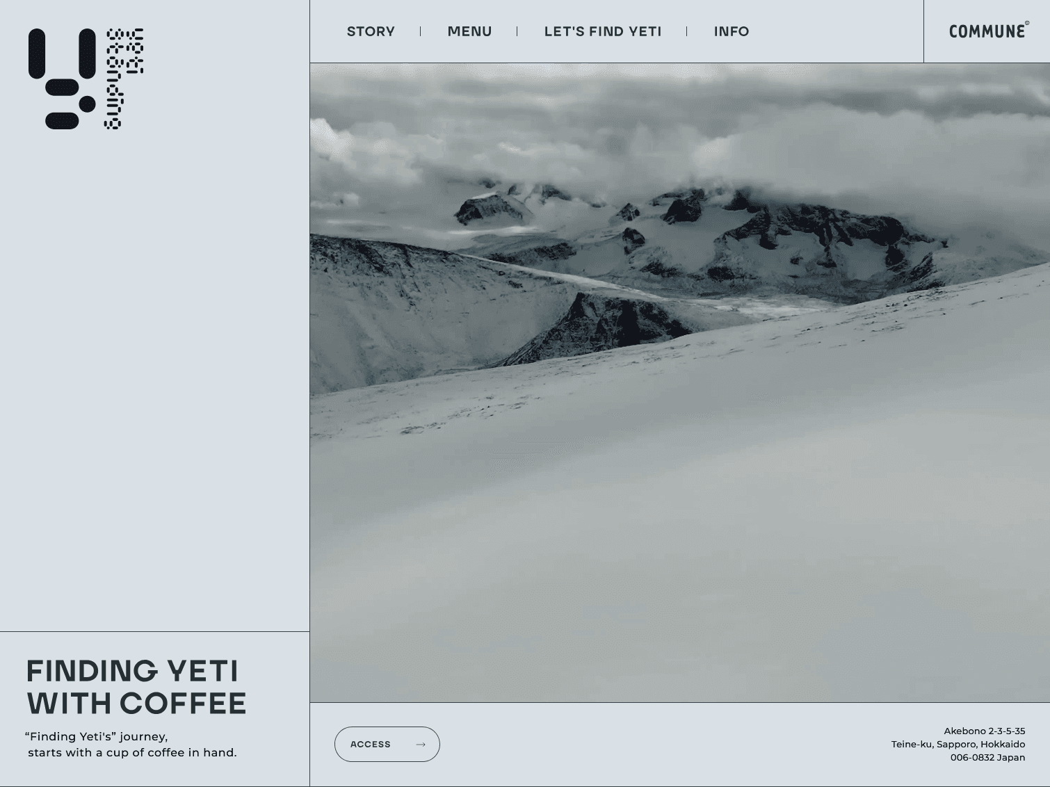 YETI STANDING(イエティスタンディング)| 札幌市手稲区のコーヒースタンド